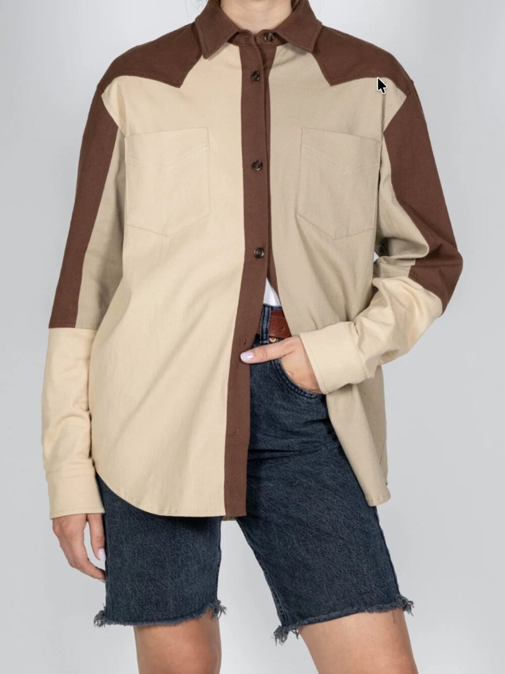 Western Shirt Cowboy / Cowgirl Boyfriend fit US S 8